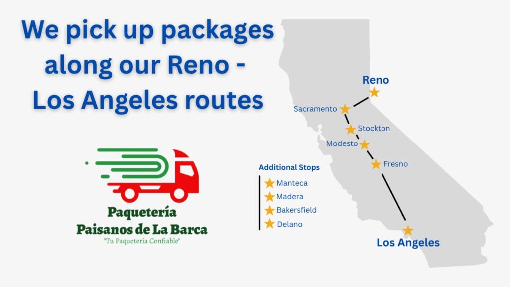 package pickup cities map